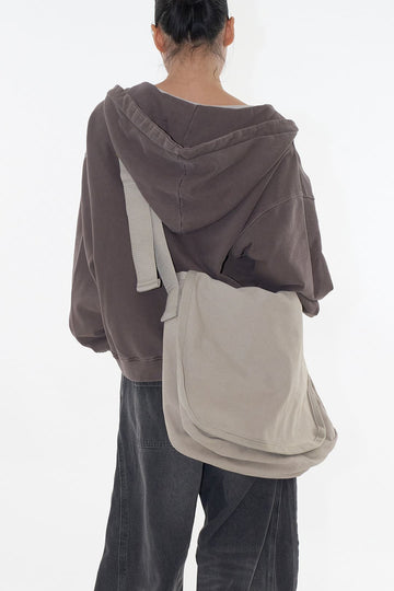 Solid canvas cross bag